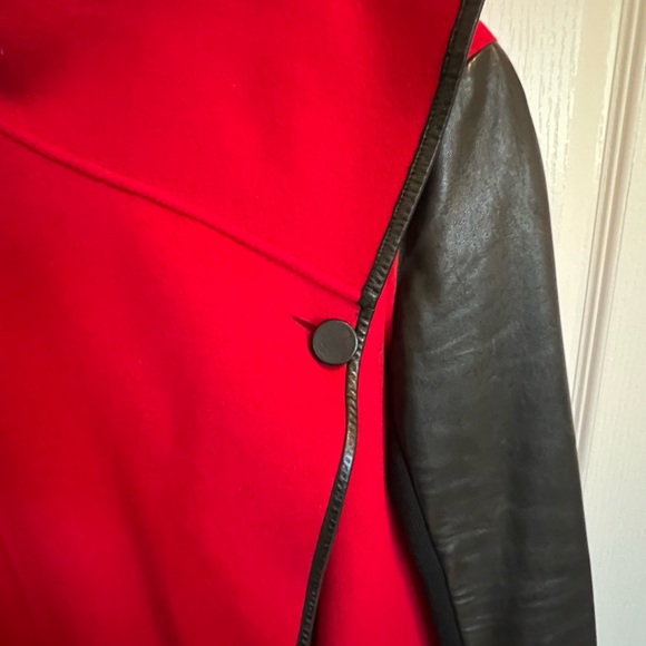 Mackage Leather and Wool Jacket - Picture 2 of 4